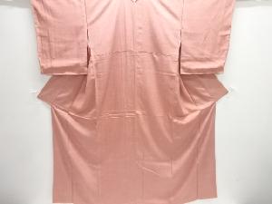 未使用品　屋敷に草花・御所車模様江戸小紋着物